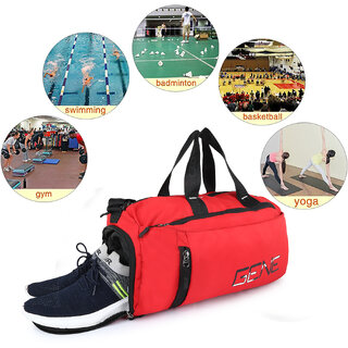 Gene Bags MN-0331 Gym Bag / Duffle  Travelling Bag With Shoe Cave