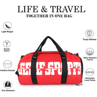 Gene Bags MN-0337 / Duffle / Swimming  Travelling Bag Gym Bag with Shoe Compartment