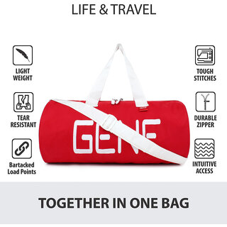 Gene Bags MN-0339 Gym Bag / Duffle  Travelling Bag with Shoe Compartment