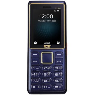 MTR S1500 (Dual Sim, 2.4 Inch Display, 3000 mAh Battery, Light Blue) - Mobile Phone | Buy online on ZillyBuy