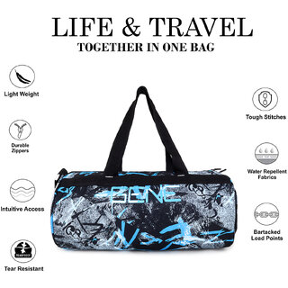 Gene Bags MN-0350 Gym Bag / Duffle  Travelling Bag with Shoe Compartment