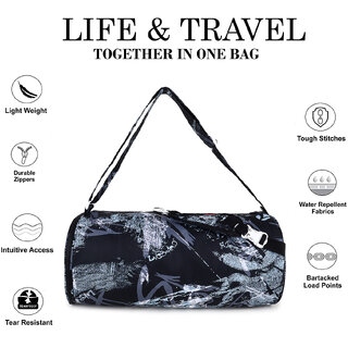Gene Bags MN-0351 Gym Bag / Duffle  Travelling Bag with Shoe Compartment