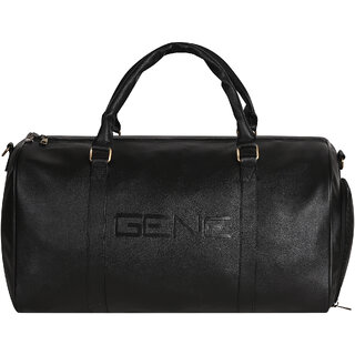 Gene Bags MN-0353 Leatherite Gym Bag / Duffle  Travelling Bag with Shoe Compartment