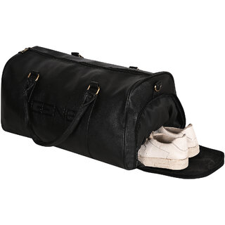 Gene Bags MN-0353 Leatherite Gym Bag / Duffle  Travelling Bag with Shoe Compartment