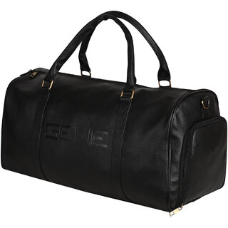 Gene Bags MN-0353 Leatherite Gym Bag / Duffle  Travelling Bag with Shoe Compartment