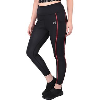 Affordable Data - Not - Present Ninq Solid, Striped Women Black Tights 2025 at ShopCircuit | OND