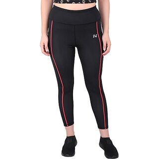 Affordable Data - Not - Present Ninq Solid, Striped Women Black Tights 2025 at ShopCircuit | OND