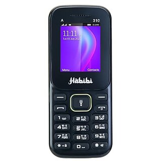 Habibi 310 (Dual Sim, 1.8 Inch Inch Display, 1100 mAh Battery, Black) - Mobile Phone | Buy online on ZillyBuy