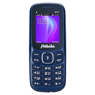 Habibi 312 (Dual Sim, 1.8 Inch Inch Display, 1100 mAh Battery, Blue) - Mobile Phone | Buy online on ZillyBuy