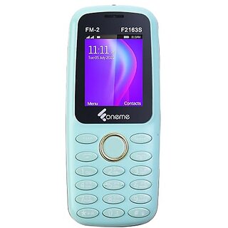 Oneme F2163 (Dual Sim, 1.8 Inch Inch Display, 1100 mAh Battery, Light Blue) - Mobile Phone | Buy online on ZillyBuy