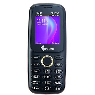 Oneme F2163 (Dual Sim, 1.8 Inch Inch Display, 1100 mAh Battery, Black) - Mobile Phone | Buy online on ZillyBuy