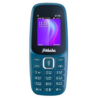 Habibi 2178 (Dual Sim, 1.8 Inch Inch Display, 1100 mAh Battery, Green) - Mobile Phone | Buy online on ZillyBuy