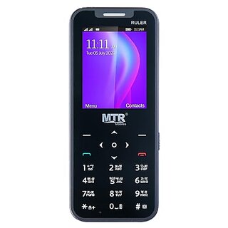 MTR Ruler (Dual Sim, 2.4 Inch Inch Display, 3000 mAh Battery, Purple) - Mobile Phone | Buy online on ZillyBuy