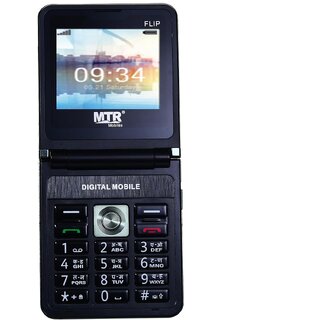 MTR Flip (Dual SIM, 2.4 Inch Display, 2000 mAh Battery, Cyan) - Mobile Phone | Buy online on ZillyBuy