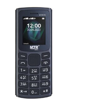 MTRM105 (Dual SIM, 1.77 Inch Display, 1050 mAh Battery, Blue) - Mobile Phone | Buy online on ZillyBuy