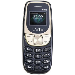Livix Mini2 (Dual SIM, 0.66 Inch Display, 800 mAh Battery, Black) - Mobile Phone | Buy online on ZillyBuy