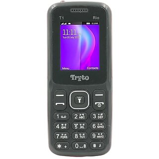 Tryto Rio (Dual Sim, 1.8 Inch Display, 1100mAh Battery, Black) - Mobile Phone | Buy online on ZillyBuy