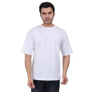Exclusive Men JAGTEREHO Black Oversized Cotton Crew Neck Half Sleeve T-Shirt for Men And Boys 20