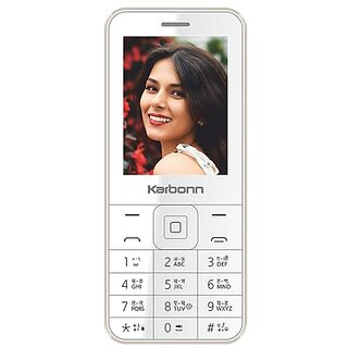 Karbonn  ( Dual Sim, 2.4 Inch Display, 1400 mAh Battery, Radiant Gold) - Mobile Phone | Buy online on ZillyBuy