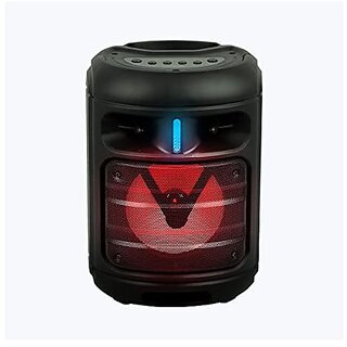 Zeb-Barrel 100 Wired Mic Includedbt V5.016.51Cm Full-Range Driverrgb Lightsmobile Holder .Usb.Microsdaux Fm Radio.