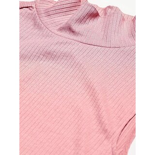 SHE PURE LUXURY WEAR Casual Sleeveless Self Design Women Pink Top