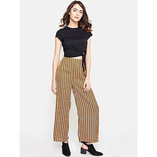 SHE PURE LUXURY WEAR Casual Cap Sleeves Solid Women Black Top
