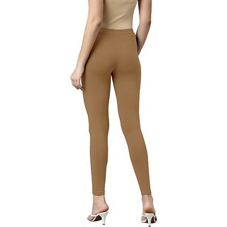 SHE PURE LUXURY WEAR Ankle Length  Ethnic Wear Legging  (Beige, Solid)