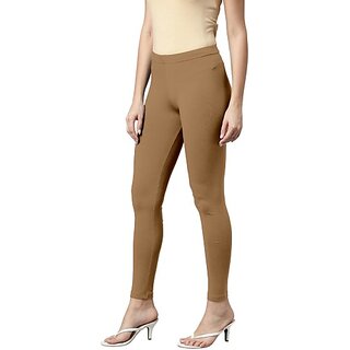 SHE PURE LUXURY WEAR Ankle Length  Ethnic Wear Legging  (Beige, Solid)