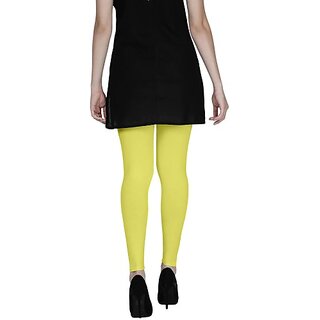 SHE PURE LUXURY WEAR Ankle Length  Ethnic Wear Legging  (Yellow, Solid)