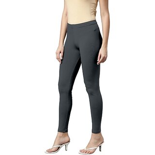 SHE PURE LUXURY WEAR Ankle Length  Ethnic Wear Legging  (Grey, Solid)