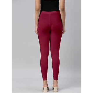 SHE PURE LUXURY WEAR Ankle Length  Ethnic Wear Legging  (Pink, Solid)
