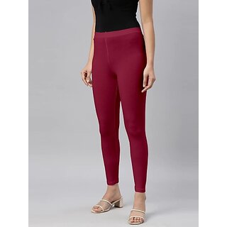 SHE PURE LUXURY WEAR Ankle Length  Ethnic Wear Legging  (Pink, Solid)