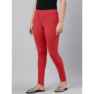 SHE PURE LUXURY WEAR Ankle Length  Ethnic Wear Legging  (Orange, Solid)