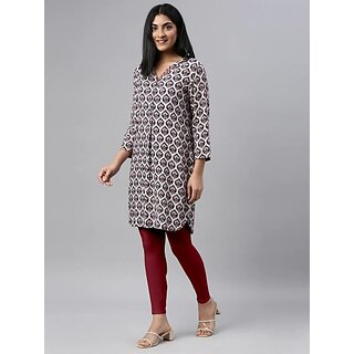 SHE PURE LUXURY WEAR Ankle Length  Ethnic Wear Legging  (Maroon, Solid)