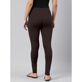 SHE PURE LUXURY WEAR Ankle Length  Ethnic Wear Legging  (Brown, Solid)