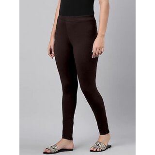 SHE PURE LUXURY WEAR Ankle Length  Ethnic Wear Legging  (Brown, Solid)