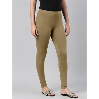 SHE PURE LUXURY WEAR Ankle Length  Ethnic Wear Legging  (Beige, Solid)