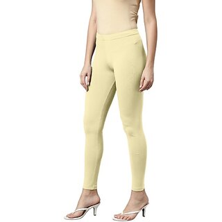 SHE PURE LUXURY WEAR Ankle Length  Ethnic Wear Legging  (Beige, Solid)