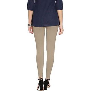 SHE PURE LUXURY WEAR Ankle Length  Ethnic Wear Legging  (Beige, Solid)