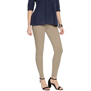 SHE PURE LUXURY WEAR Ankle Length  Ethnic Wear Legging  (Beige, Solid)