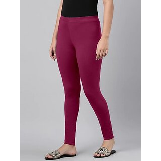 SHE PURE LUXURY WEAR Ankle Length  Ethnic Wear Legging  (Purple, Solid)