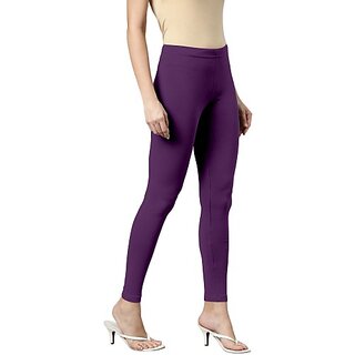SHE PURE LUXURY WEAR Ankle Length  Ethnic Wear Legging  (Purple, Solid)