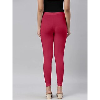 SHE PURE LUXURY WEAR Ankle Length  Ethnic Wear Legging  (Pink, Solid)