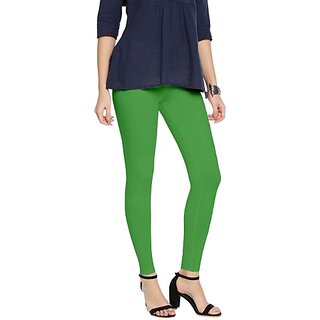 SHE PURE LUXURY WEAR Ankle Length  Ethnic Wear Legging  (Green, Solid)
