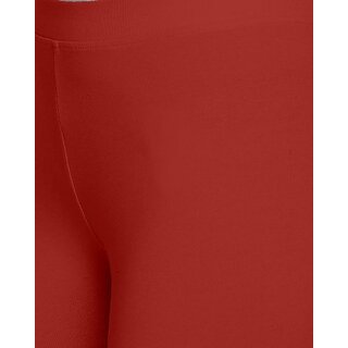 SHE PURE LUXURY WEAR Ankle Length  Ethnic Wear Legging  (Red, Solid)