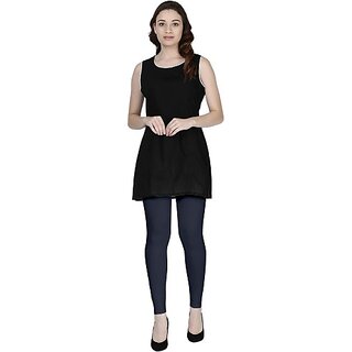 SHE PURE LUXURY WEAR Ankle Length  Ethnic Wear Legging  (Blue, Solid)