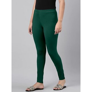 SHE PURE LUXURY WEAR Ankle Length  Ethnic Wear Legging  (Green, Solid)