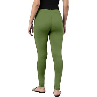 SHE PURE LUXURY WEAR Ankle Length  Ethnic Wear Legging  (Green, Solid)