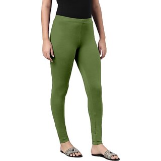SHE PURE LUXURY WEAR Ankle Length  Ethnic Wear Legging  (Green, Solid)