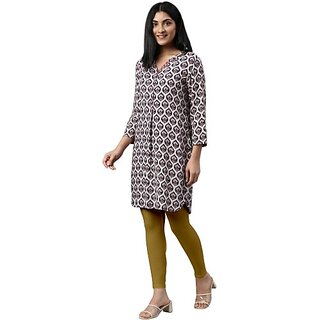 SHE PURE LUXURY WEAR Ankle Length  Ethnic Wear Legging  (Gold, Solid)